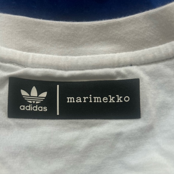 Adidas Originals x Marimekko women’s cropped shirt with trefoil print size S - Picture 5 of 5